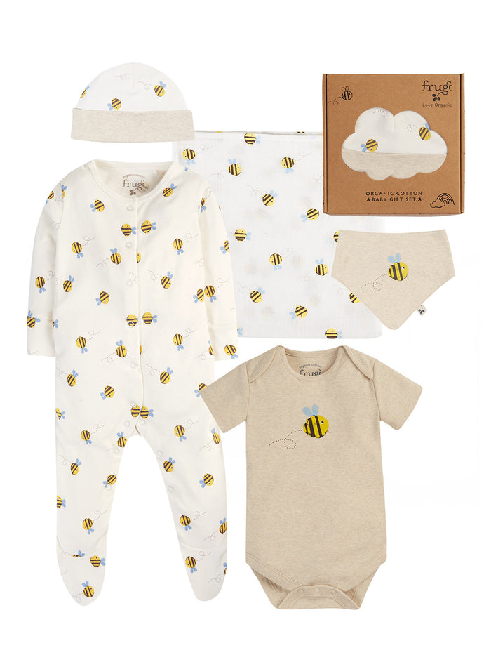 Buzzy Bee Muslin Gift Set