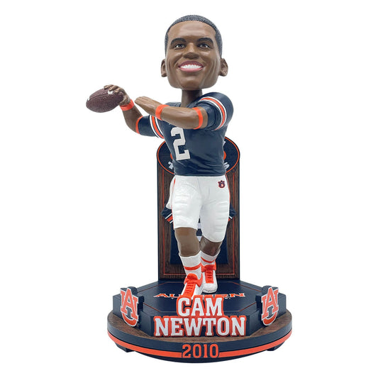Cam Newton Auburn Tigers Jersey Retirement NCAA College Bobblehead