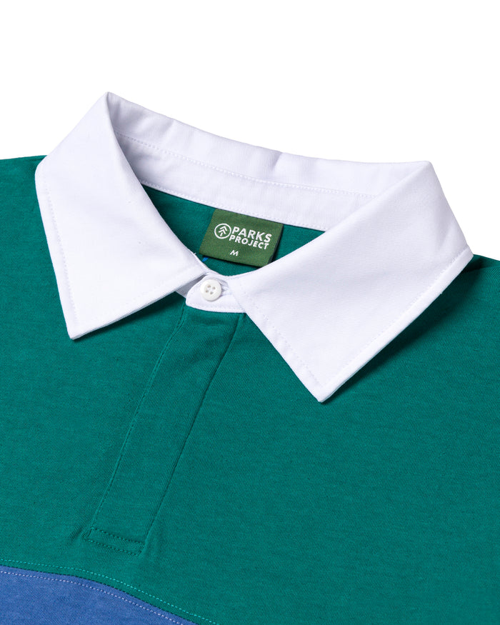 Shop Camp California Rugby Shirt Inspired by National Parks | emerald
