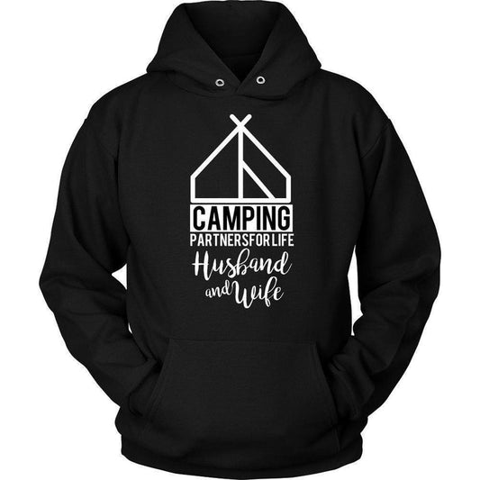'Camping Partners for Life' Unisex Hoodie-KaboodleWorld