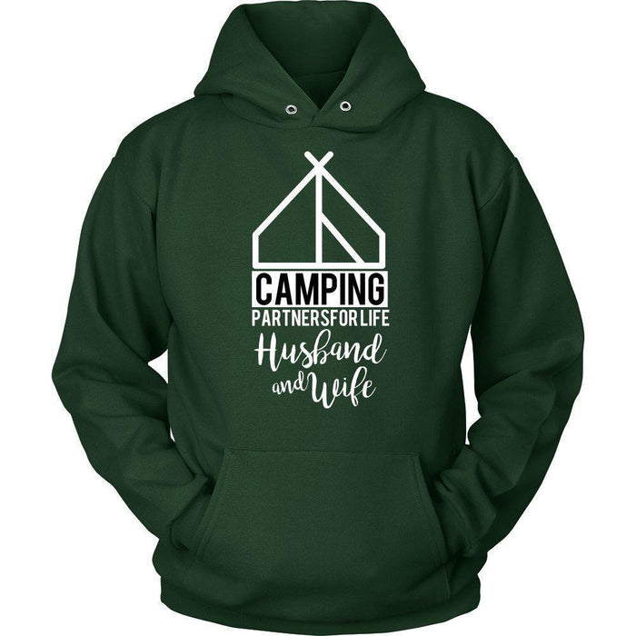 'Camping Partners for Life' Unisex Hoodie-KaboodleWorld