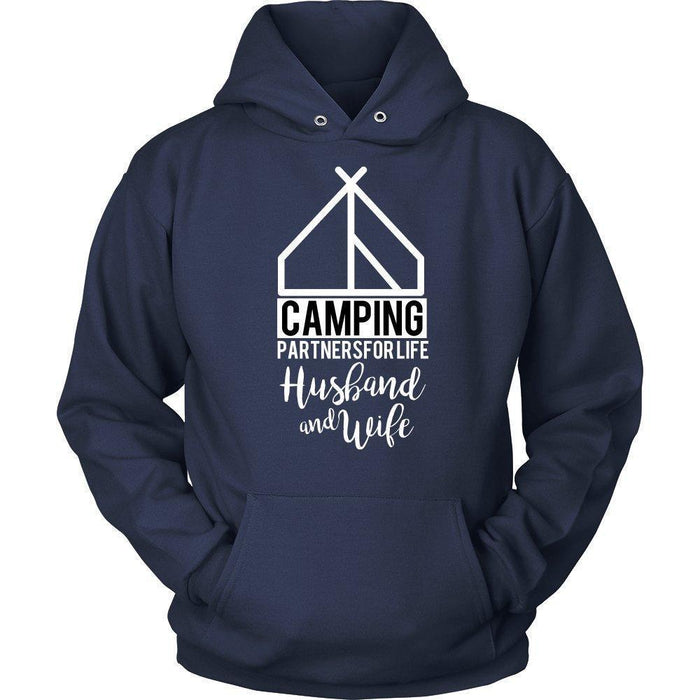 'Camping Partners for Life' Unisex Hoodie-KaboodleWorld