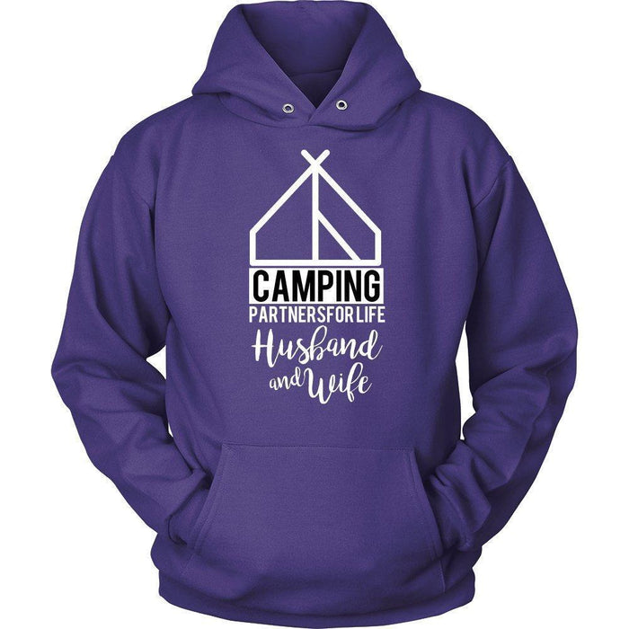 'Camping Partners for Life' Unisex Hoodie-KaboodleWorld