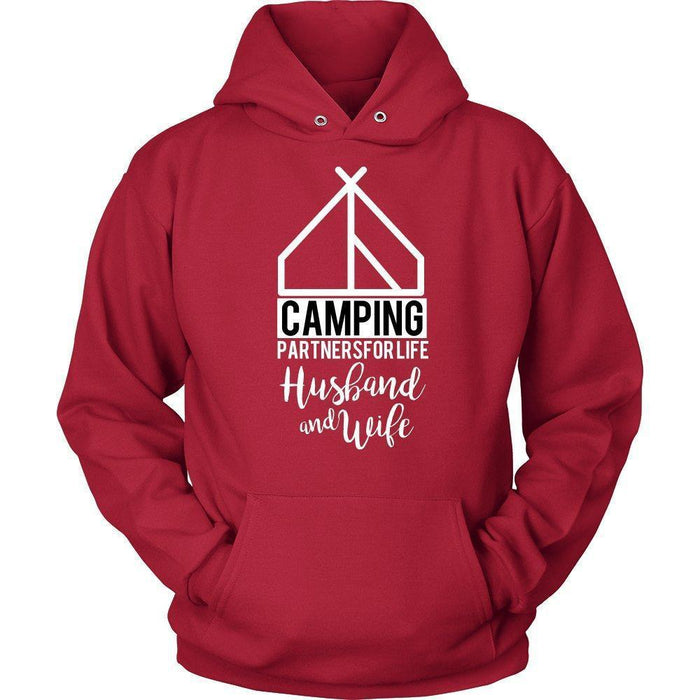 'Camping Partners for Life' Unisex Hoodie-KaboodleWorld