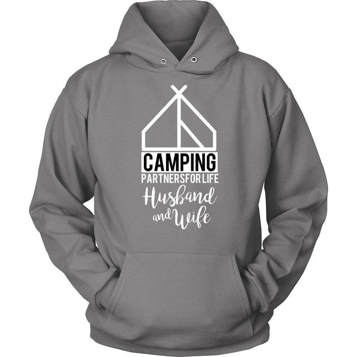 'Camping Partners for Life' Unisex Hoodie-KaboodleWorld