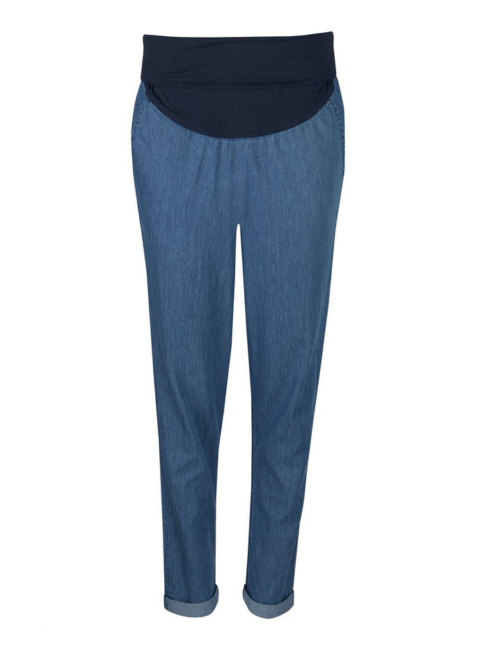 Cara Maternity Chambray Trousers