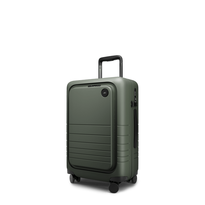 Olive Green Hover | Angle view of Carry-On Pro in Olive Green