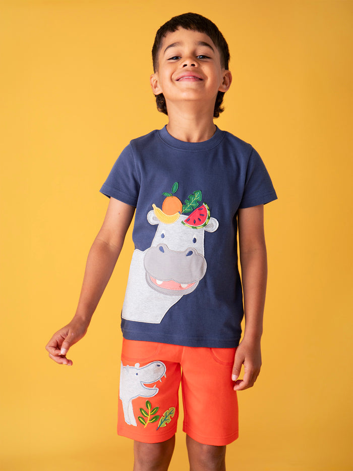 Navy Blue/Hippo / 1-2y
