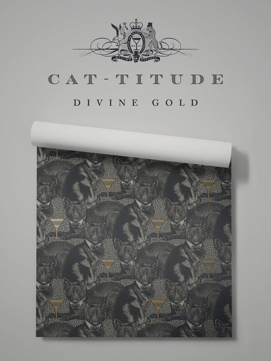 Cat-titude Wallpaper Sample