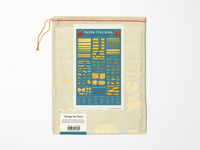 Cavallini Vintage Tea Towel - Pasta