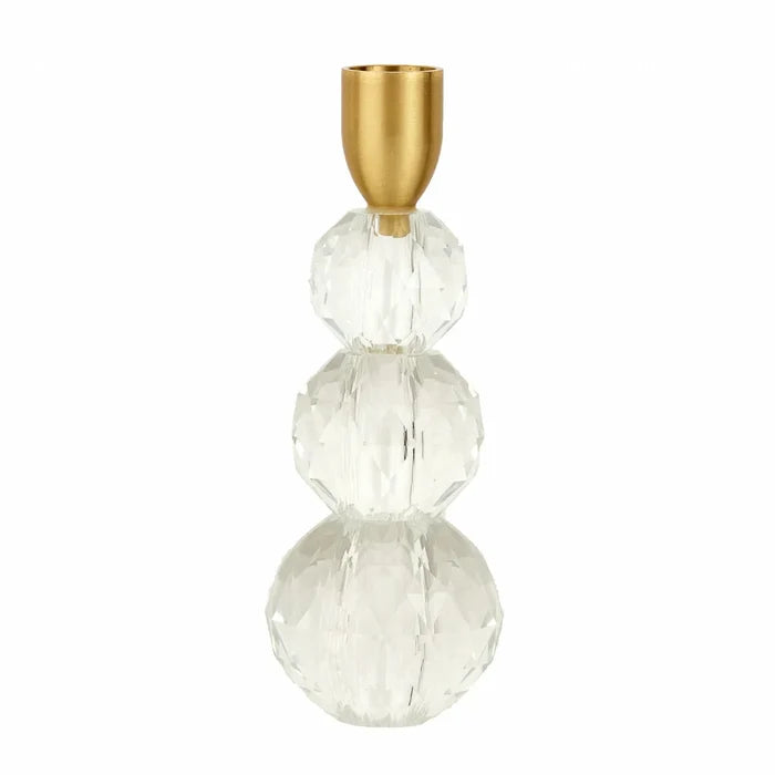 Chandelier en verre transparent Karaca Home Vicki, 6x17 cm