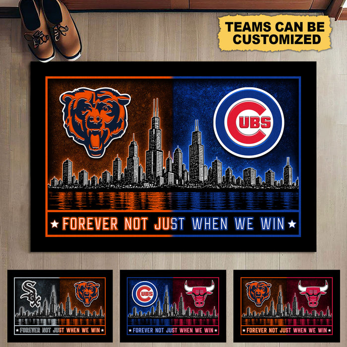 Chicago Skyline Customized Doormat - Anti Slip Indoor Doormat
