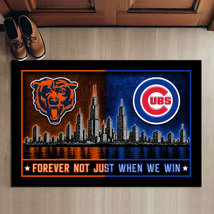 Chicago Skyline Customized Doormat - Anti Slip Indoor Doormat