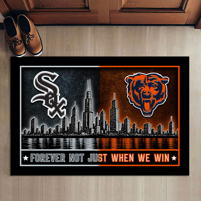 Chicago Skyline Customized Doormat - Anti Slip Indoor Doormat