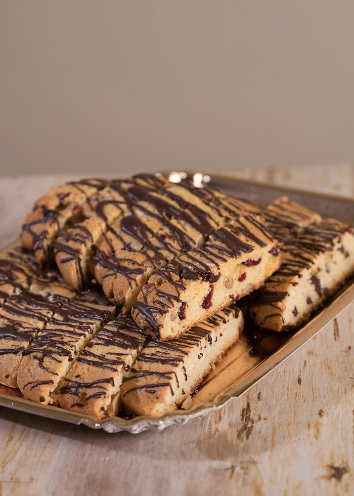 Chocolate Drizzled Biscotti - Bakery pick up