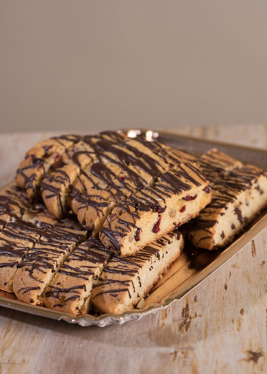 Chocolate Drizzled Biscotti - Bakery pick up