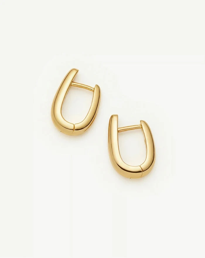 Claw Huggies | 18ct Gold Vermeil Earrings Missoma