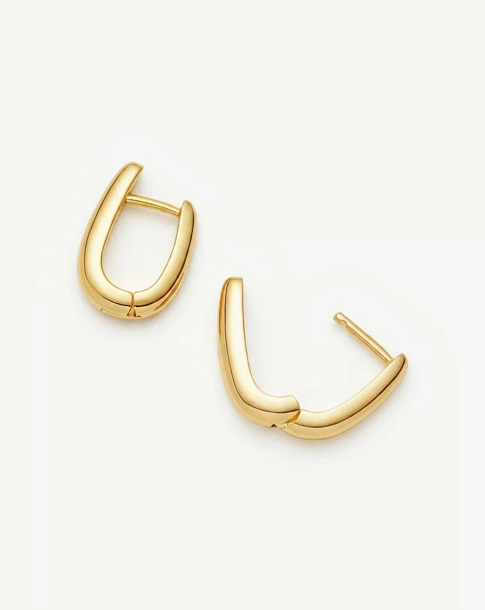 Claw Huggies | 18ct Gold Vermeil Earrings Missoma
