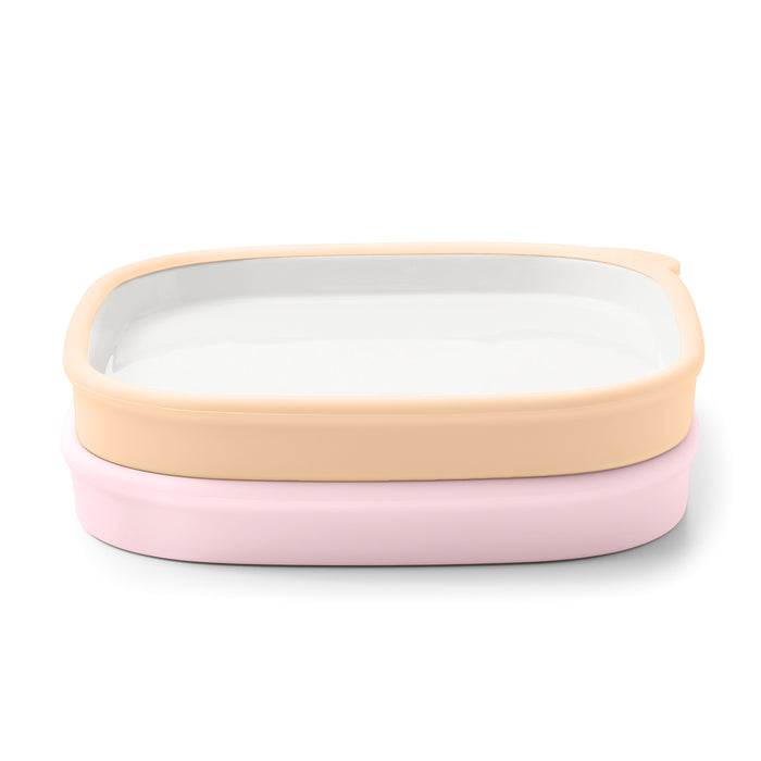 Clean Start Toddler Ceramic Everything Plate - 2 Pack