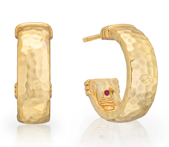 Cleopatra Classic Small Hoop Earrings - Gold