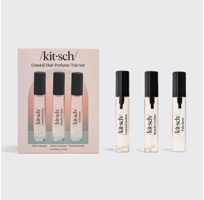 Coastal Hair Perfume Trio Set - Coastal Sorbet, Beachy Gelato, Tula Rose - Molly + Kate