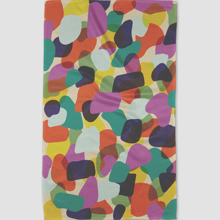 Colorful Pebbles Tea Towel