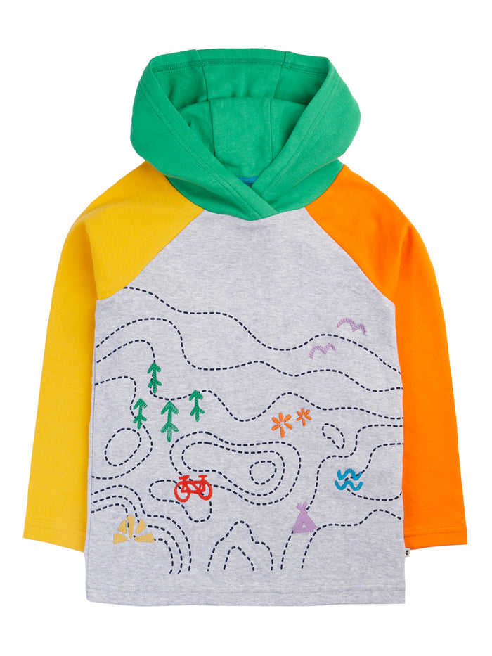 Compass Hooded Top