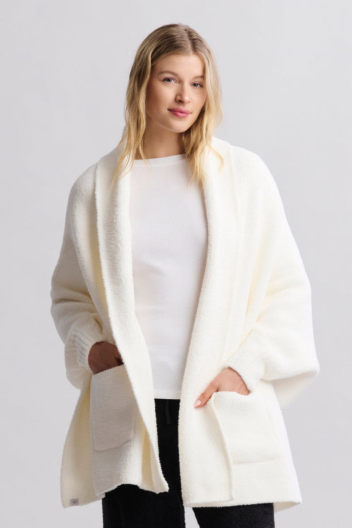 Cozy Chic Blanket Wrap in Pearl - Molly + Kate