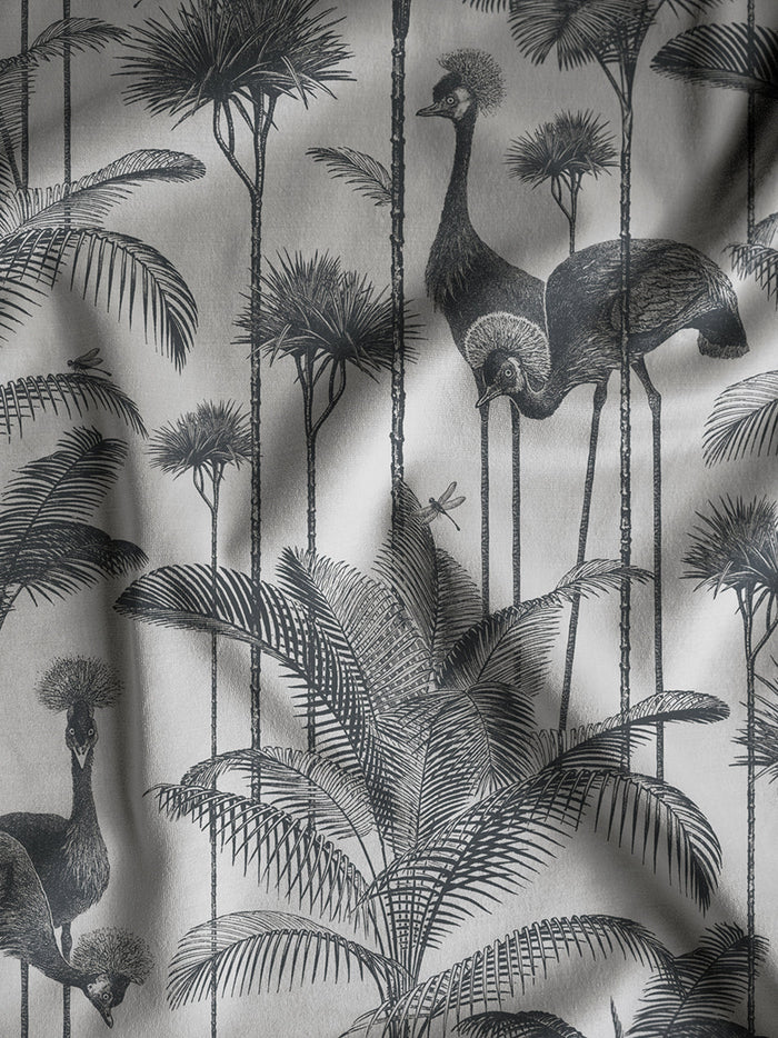 Crane Fonda 'Charcoal' Recycled Velvet