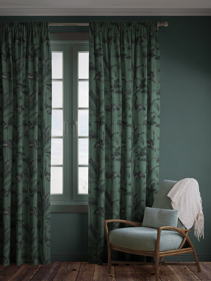 Crane Fonda 'Jade Green' Recycled Velvet Sample
