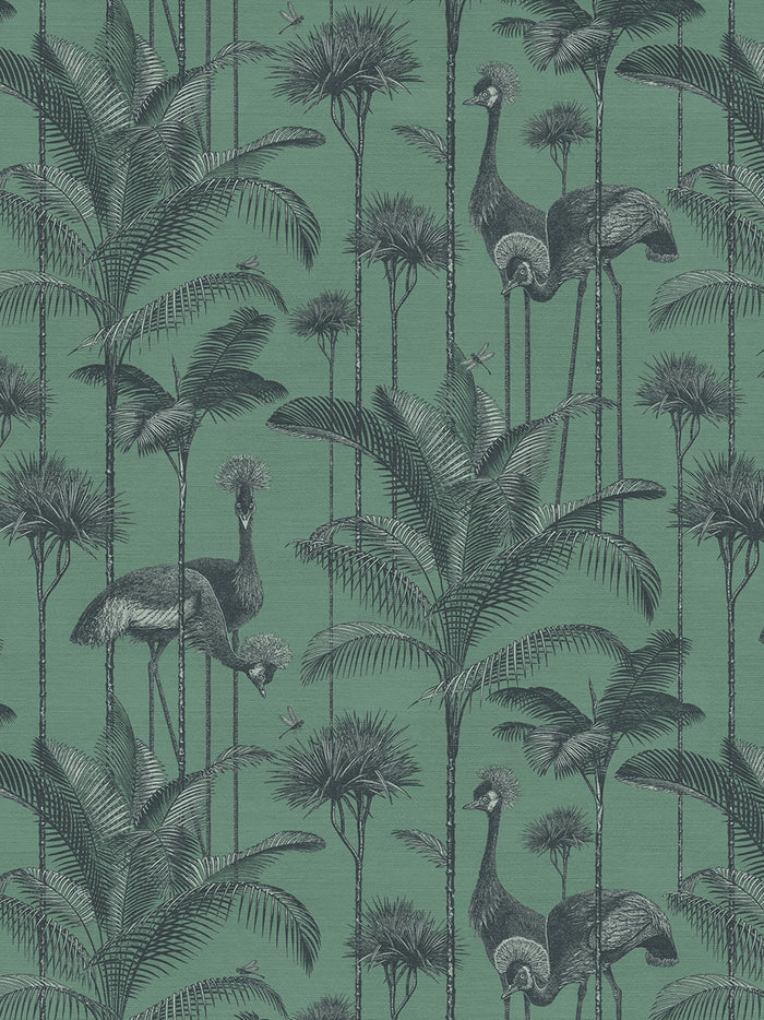 Crane Fonda 'Jade Green' Recycled Velvet Sample