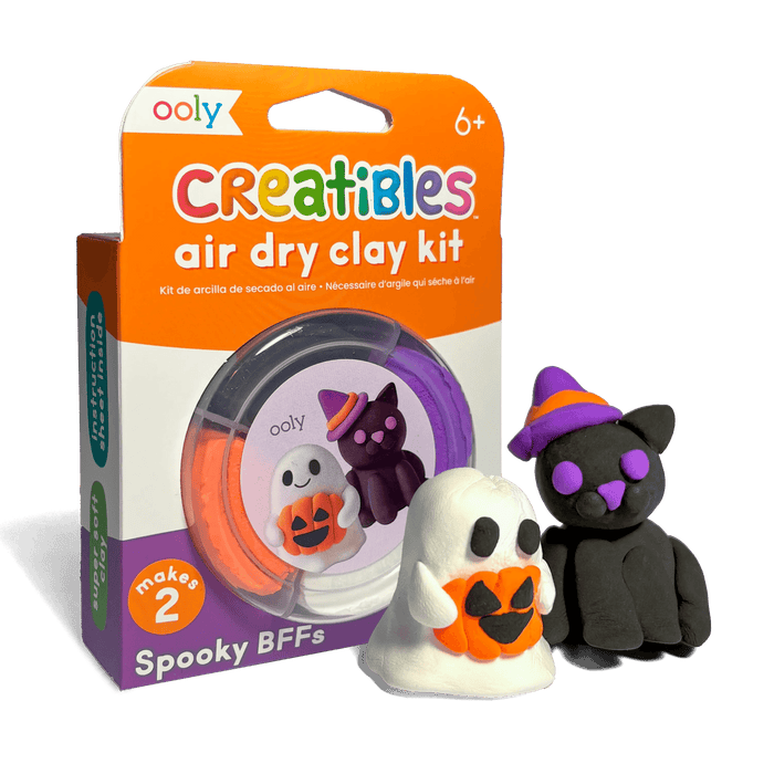 Creatibles Mini Air Dry Clay - Spooky BFFs - 2 Designs