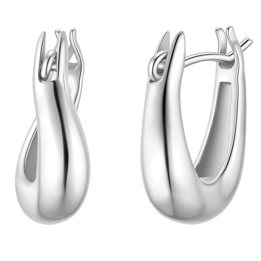 Creolen fancy silber