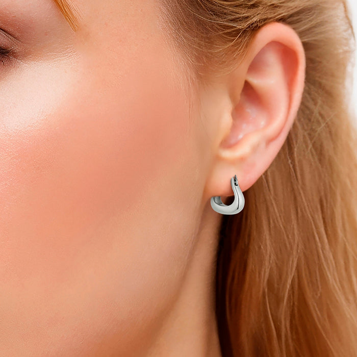 Creolen fancy silber