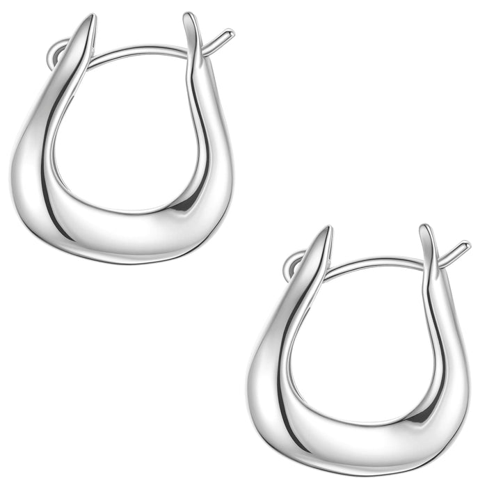 Creolen fancy silber