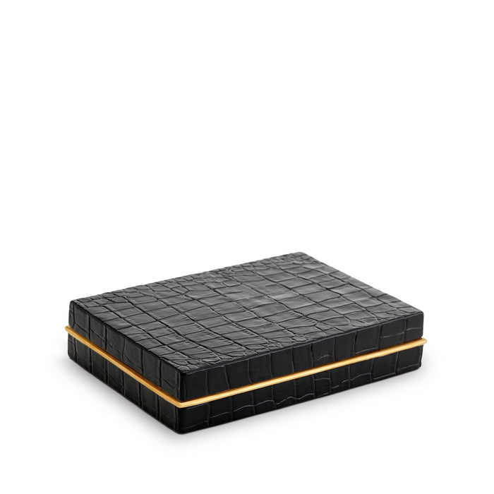 Crocodile Box with Playing Cards (2 Decks) - L'OBJET