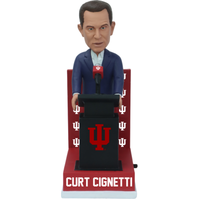 Curt Cignetti Indiana Hoosiers Coach Talking Bobblehead