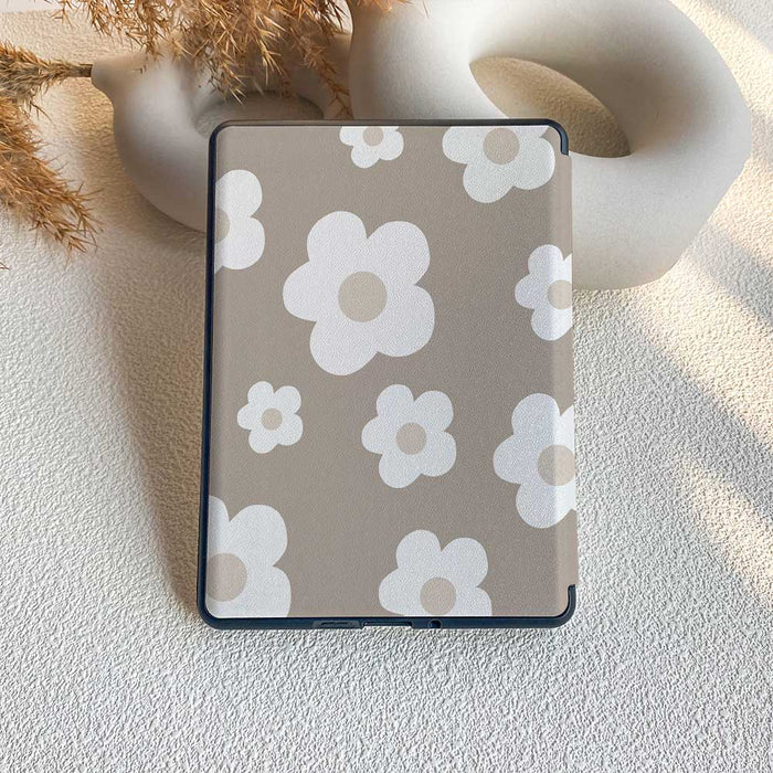Cute Flora | Kindle Case - Khaki