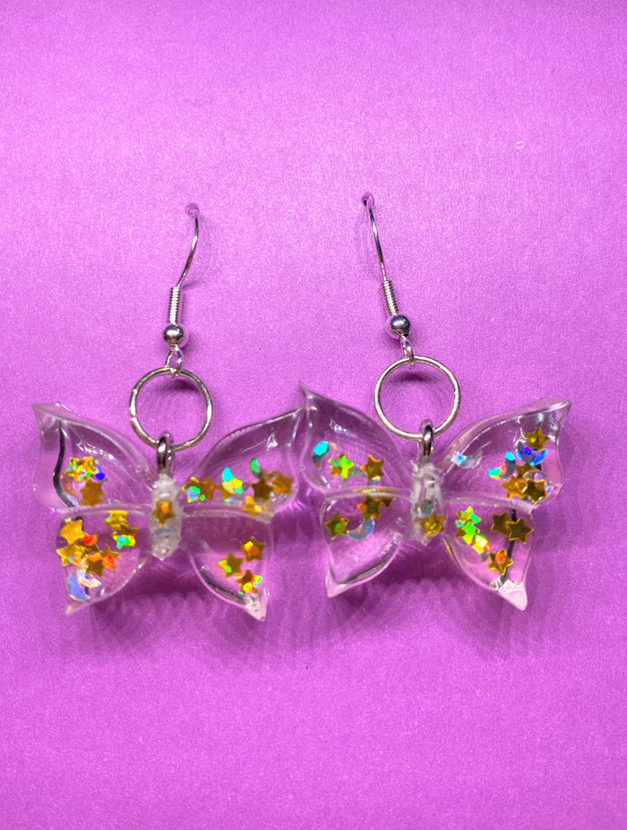 Dangle butterfly earrings