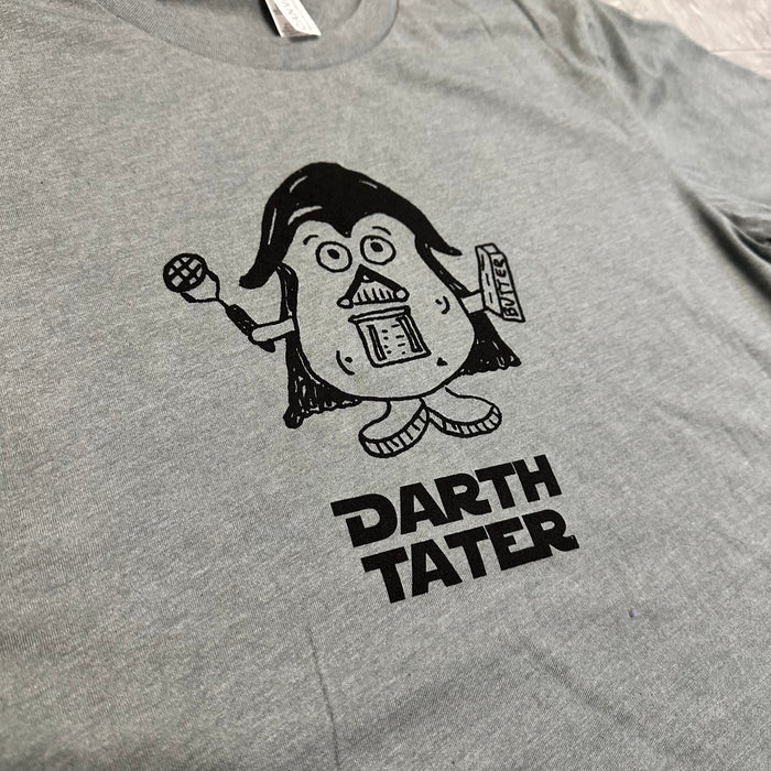 Darth Tater T-shirt, Eco Friendly Water based Inks