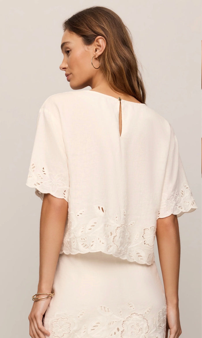 Daya Embroidered Top - Molly + Kate