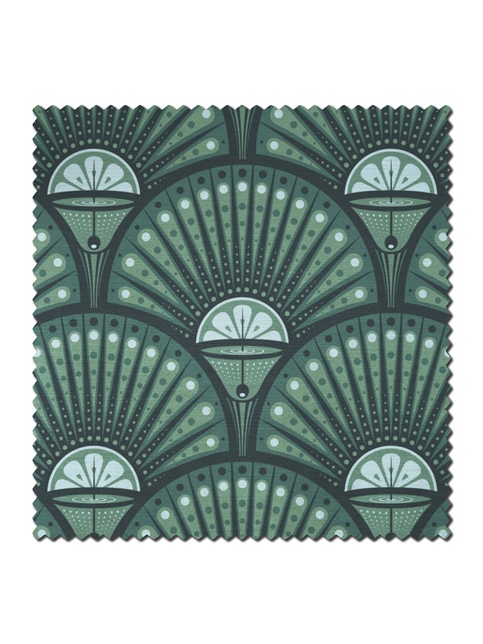 Deco Martini 'Arsenic' Recycled Velvet Sample