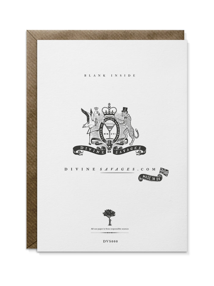 Deco Martini 'Blush' Greeting Card