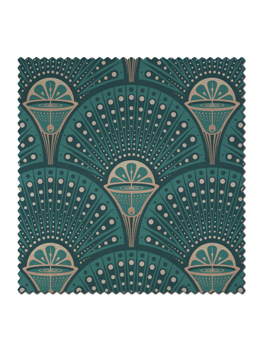 Deco Martini 'Green Gold' Recycled Velvet Sample