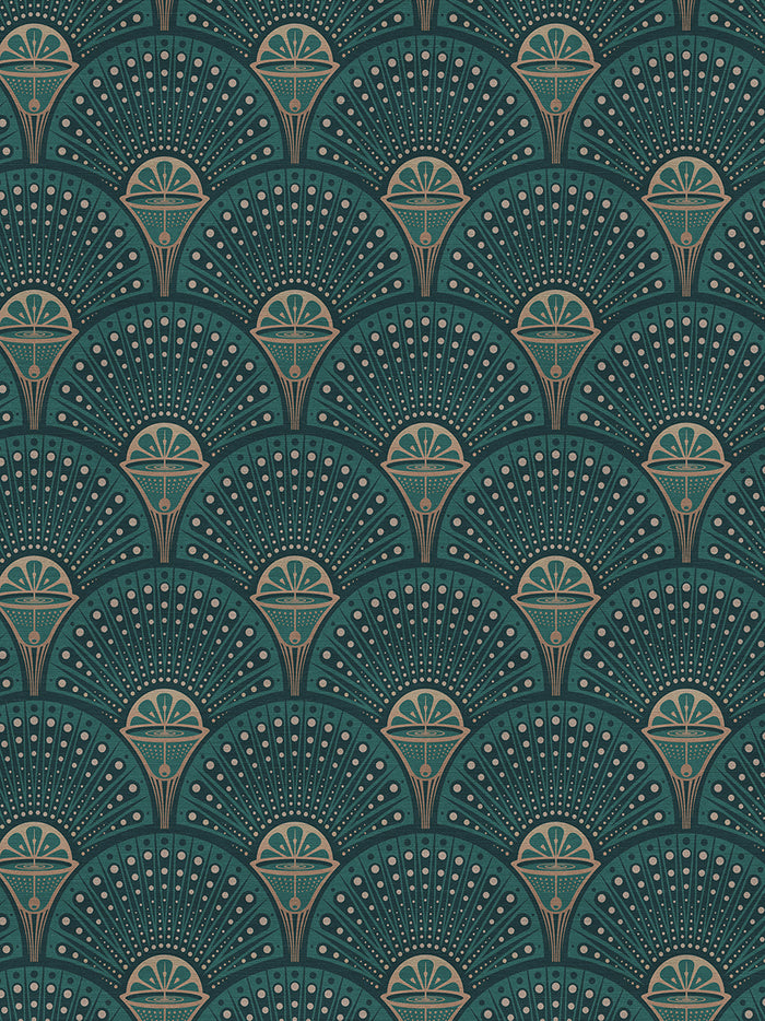 Deco Martini 'Green Gold' Recycled Velvet Sample