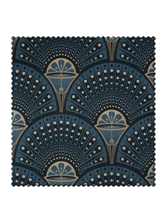 Deco Martini 'Midnight Gold' Recycled Velvet Sample