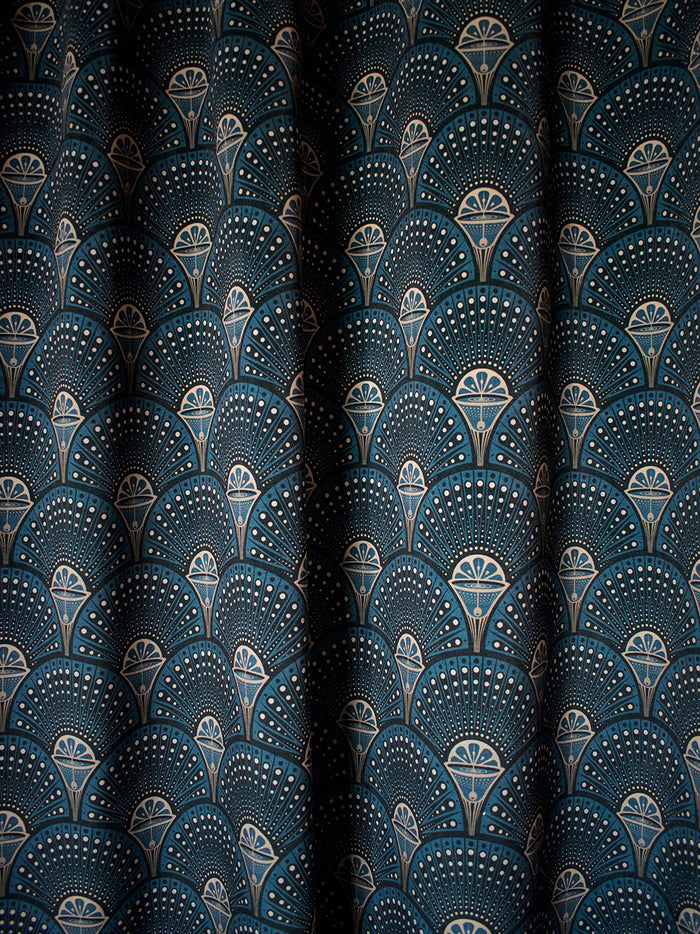 Deco Martini 'Midnight Gold' Recycled Velvet Sample