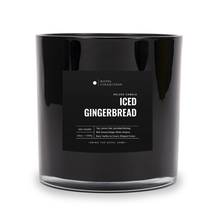 Deluxe Iced Gingerbread Candle