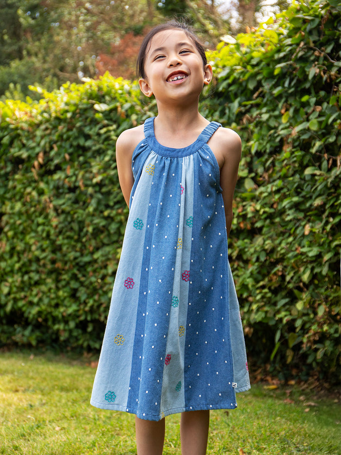 Denim Trapeze Dress