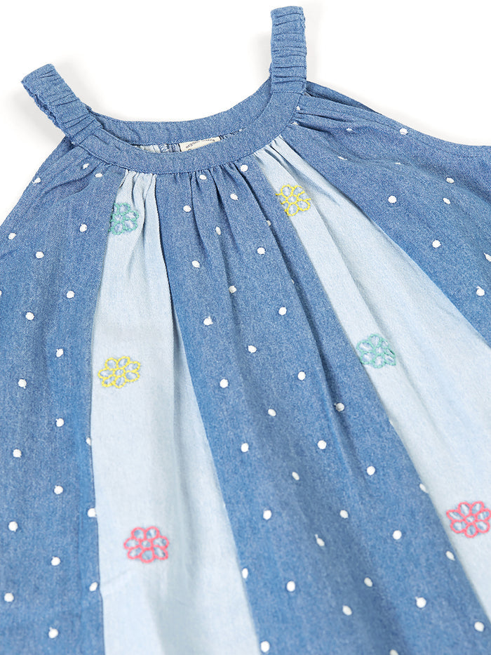 Denim Trapeze Dress